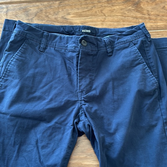 Aero - Men’s Navy Pants- Slim Straight Size 29/32 - Picture 4 of 5